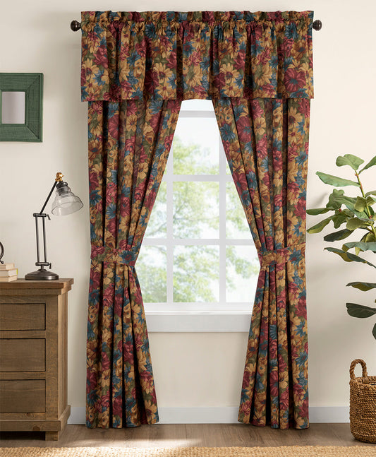 Patricia Nash Curtains - Fresco Bouquet Collection