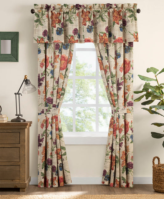 Patricia Nash Tailored Valance - Parisian Newspaper Collection