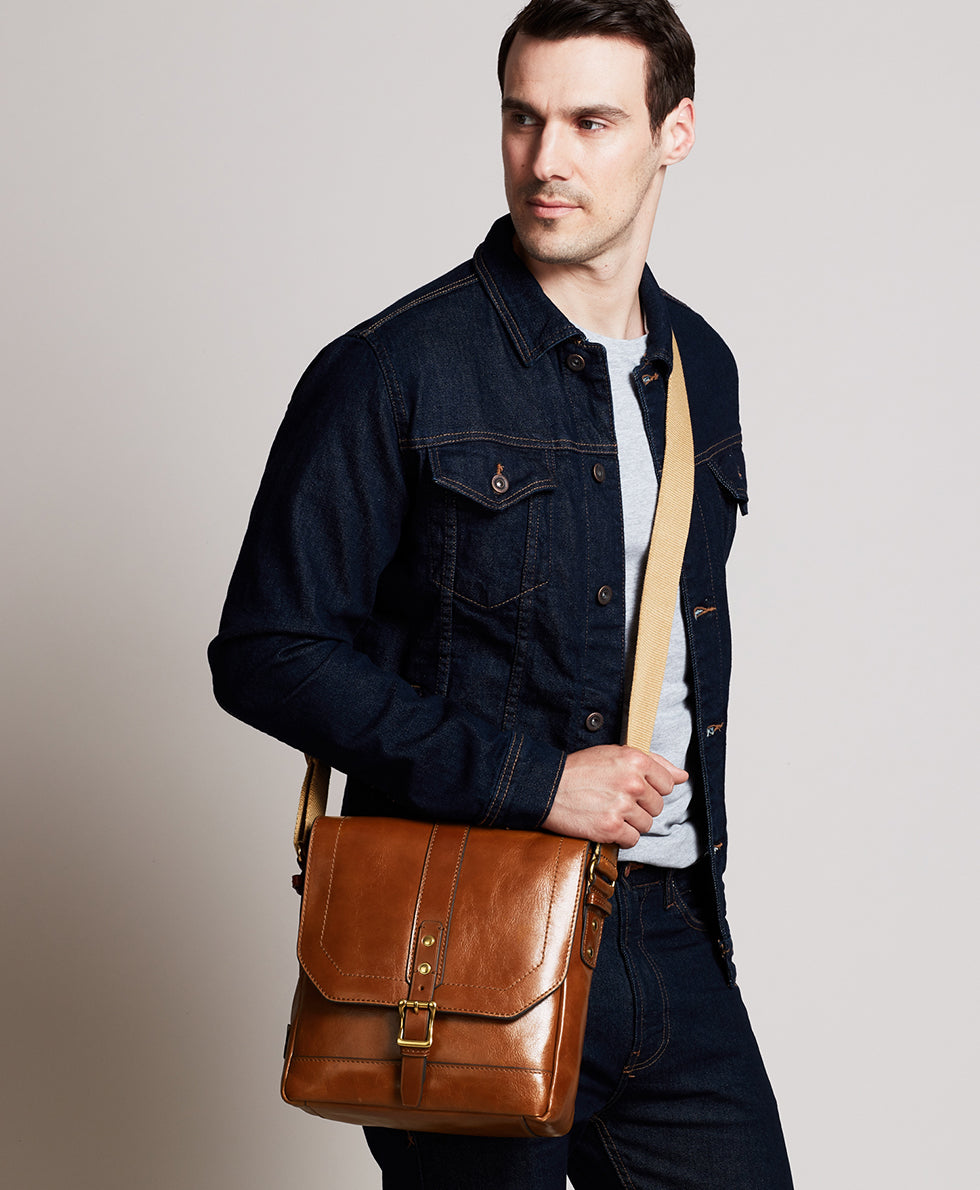 Patricia Nash North/South Crossbody Bag - Heritage