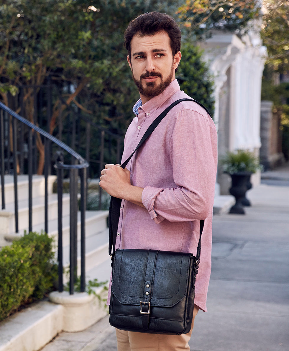 Patricia Nash North/South Crossbody Bag - Heritage