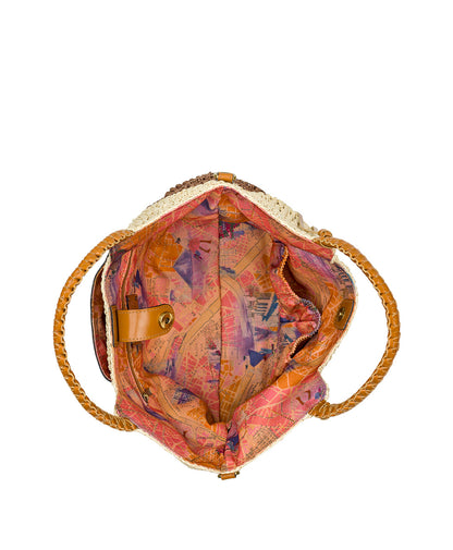 Patricia Nash Gabriella Tote with Scarf - Specialty Woven