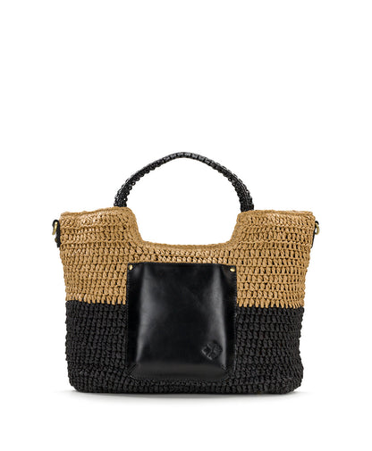 Patricia Nash Gabriella Tote with Scarf - Specialty Woven