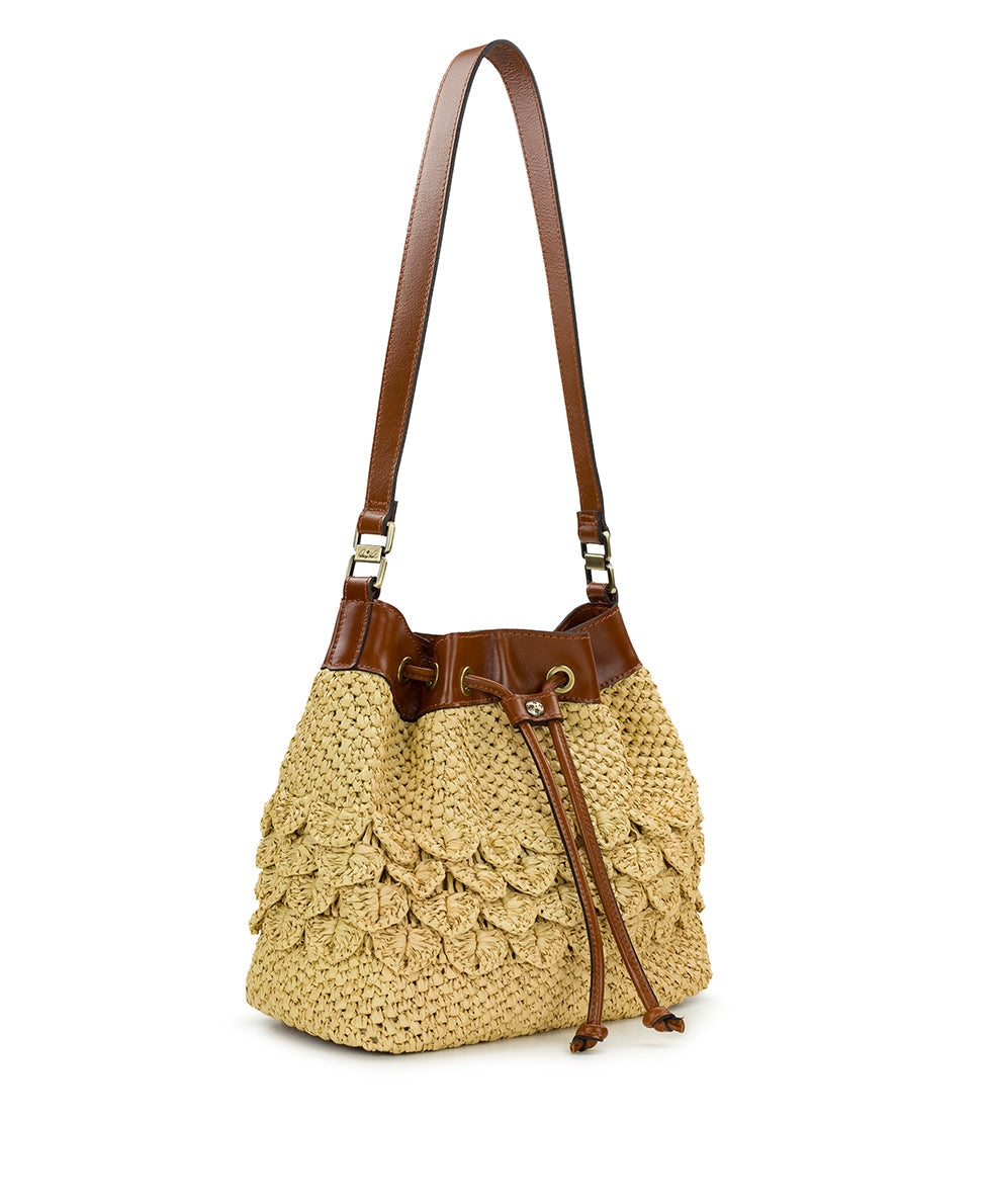 Patricia Nash Belamy Drawstring - Scalloped Raffia