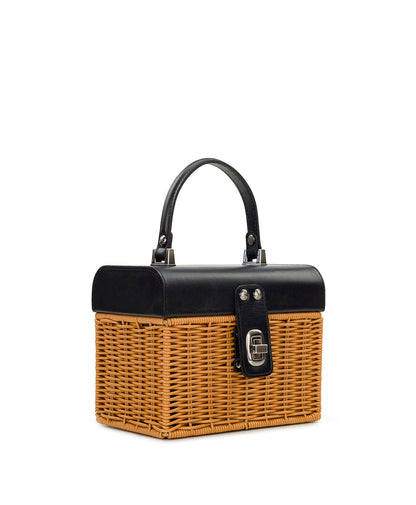 Patricia Nash Vienne Basket Top Handle - Spring Wicker