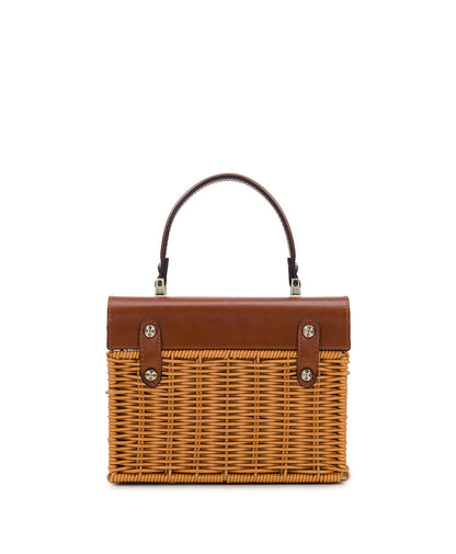 Patricia Nash Vienne Basket Top Handle - Spring Wicker