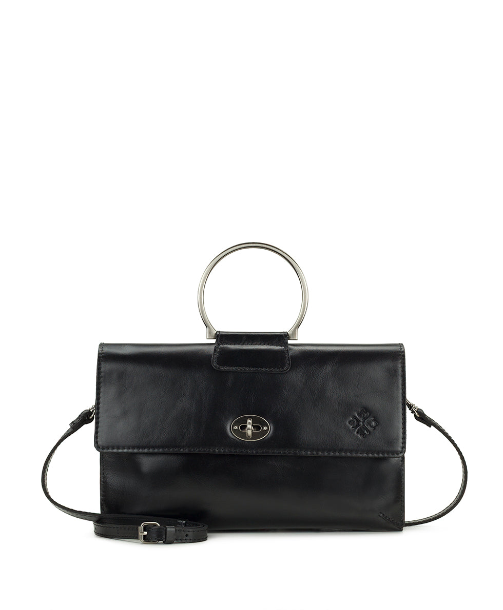 Patricia Nash Belvi Top Handle Crossbody - Vintage Distressed Leather