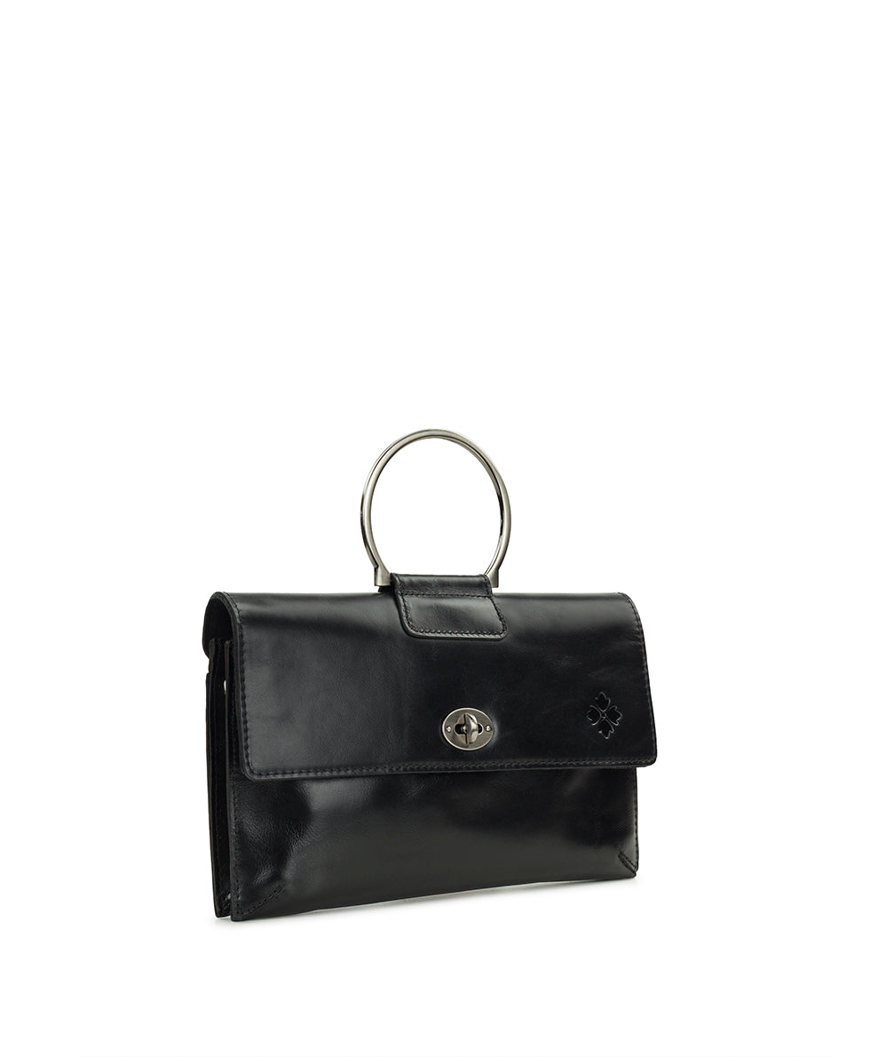 Patricia Nash Belvi Top Handle Crossbody - Vintage Distressed Leather