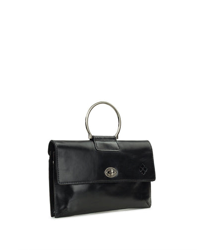 Patricia Nash Belvi Top Handle Crossbody - Vintage Distressed Leather