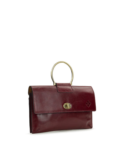 Patricia Nash Belvi Top Handle Crossbody - Vintage Distressed Leather