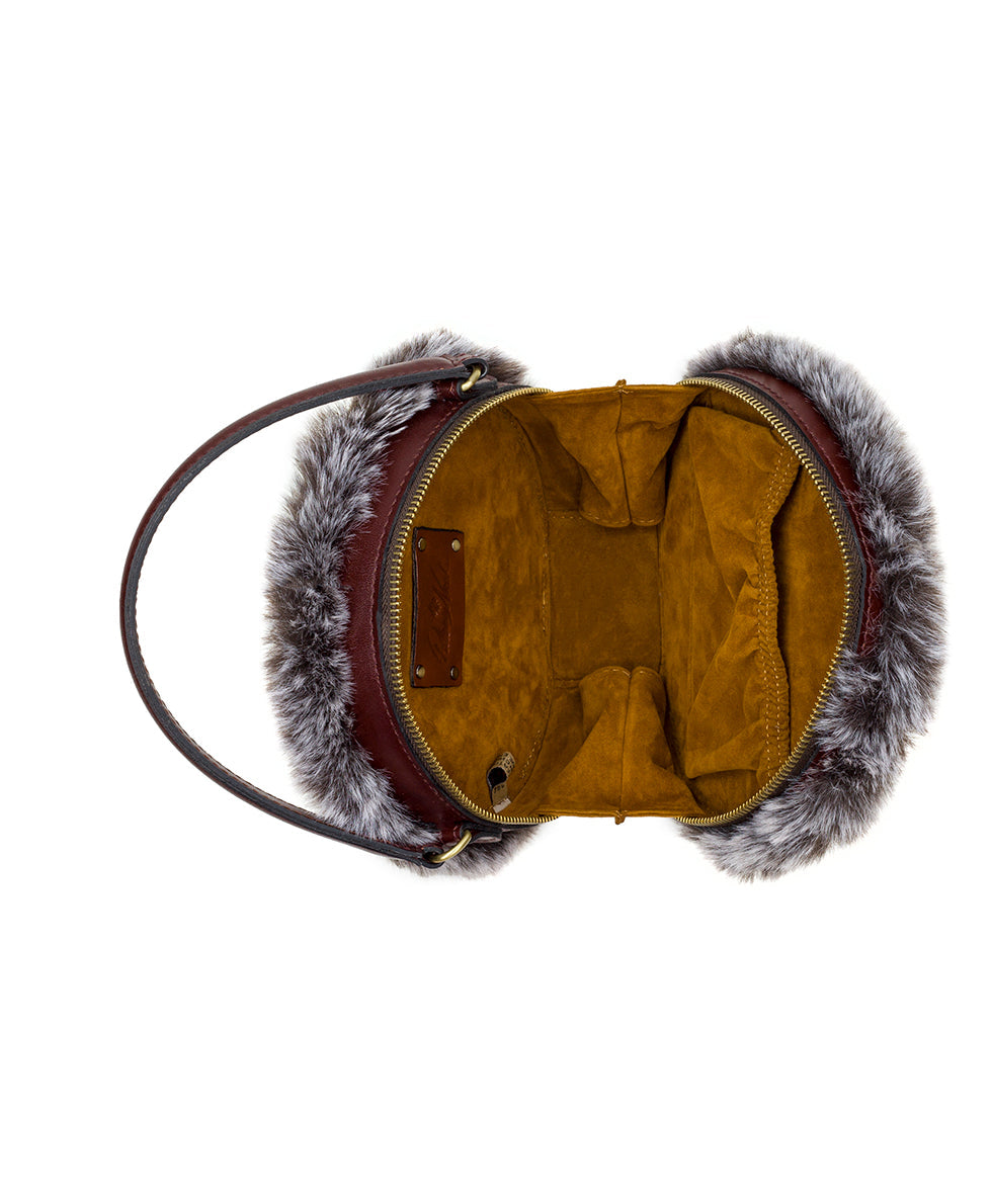 Patricia Nash Arzana Top Handle - Faux Fur