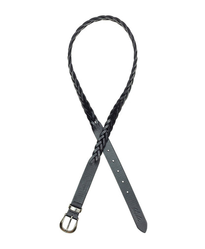 Patricia Nash Laurin Belt - Braided — Black