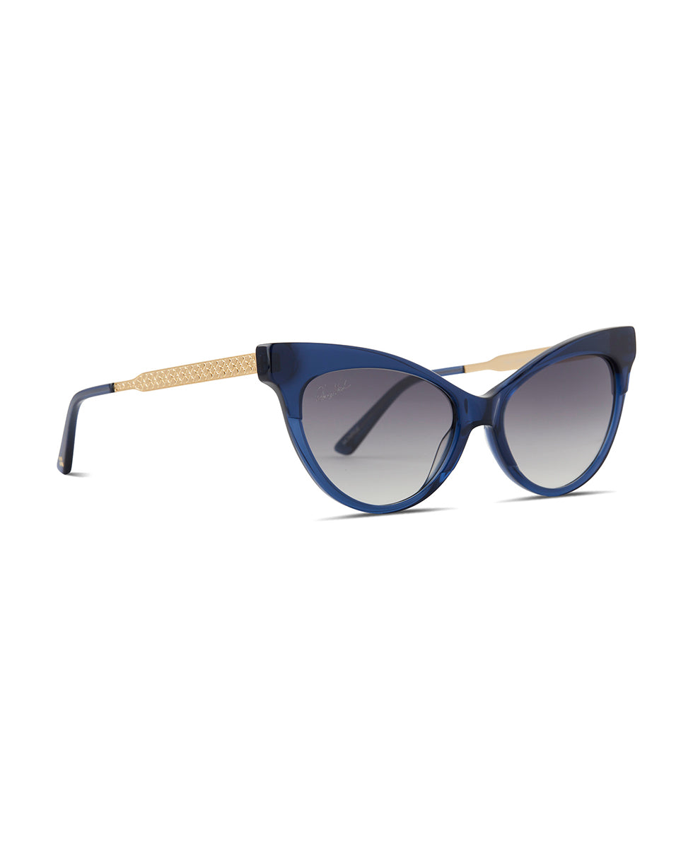 Patricia Nash Monroe Cateye Sunglasses - Lapis