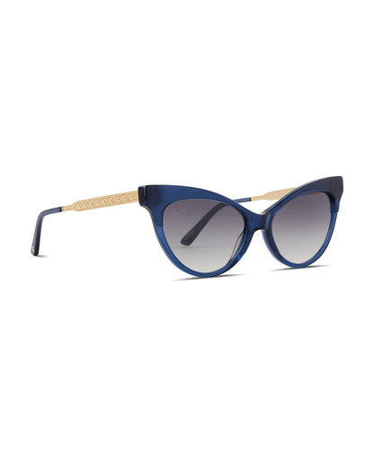 Patricia Nash Monroe Cateye Sunglasses - Lapis