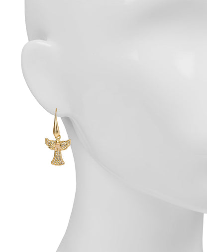 Patricia Nash Angel Drop Earrings - Holiday Memories Collection