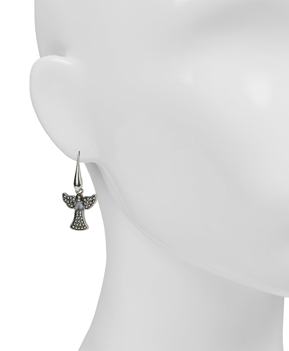 Patricia Nash Angel Drop Earrings - Holiday Memories Collection