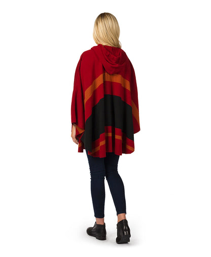 Patricia Nash Striped Hooded Cape - Classics