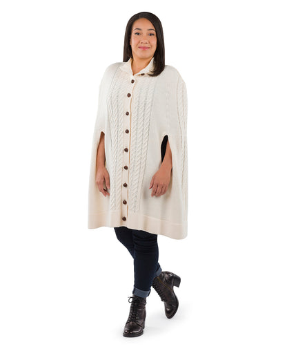 Patricia Nash Long Cable Cape - Vintage
