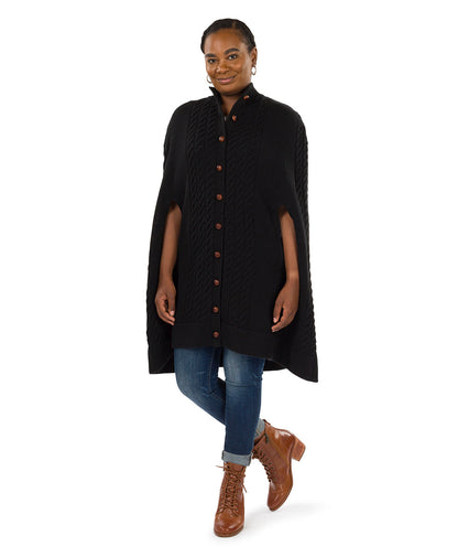 Patricia Nash Long Cable Cape - Vintage