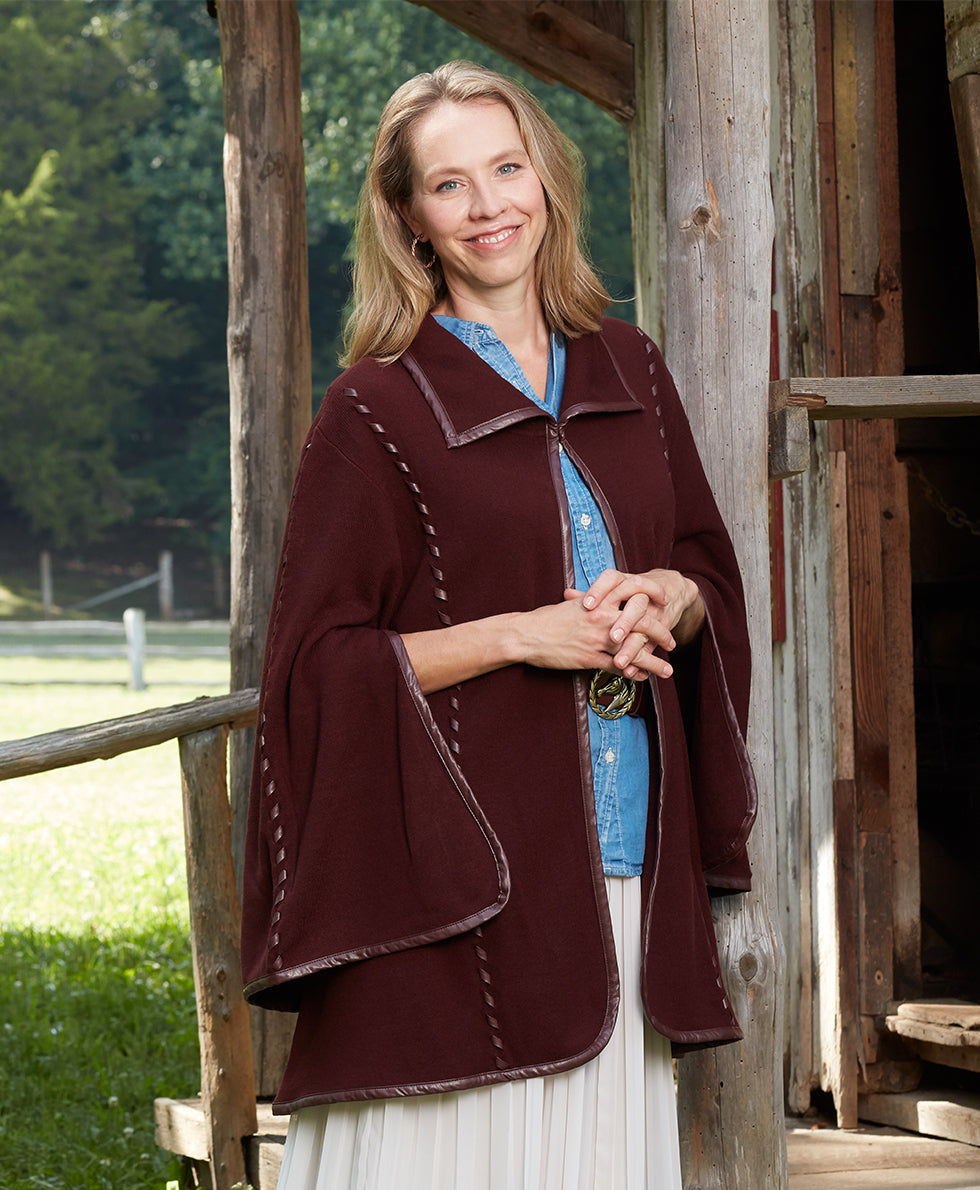 Patricia Nash Sleeved Cape - Vintage