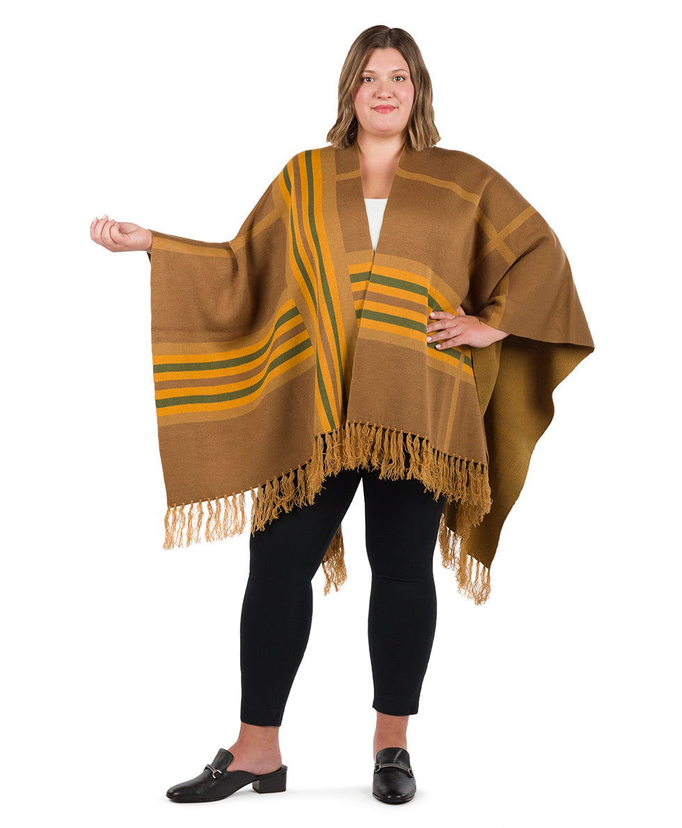 Patricia Nash Striped Shawl - Fringed