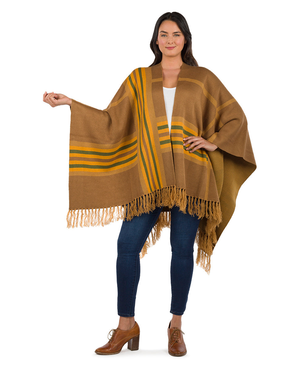 Patricia Nash Striped Shawl - Fringed