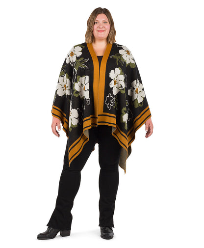 Patricia Nash Shawl - Marigold Harvest - Black