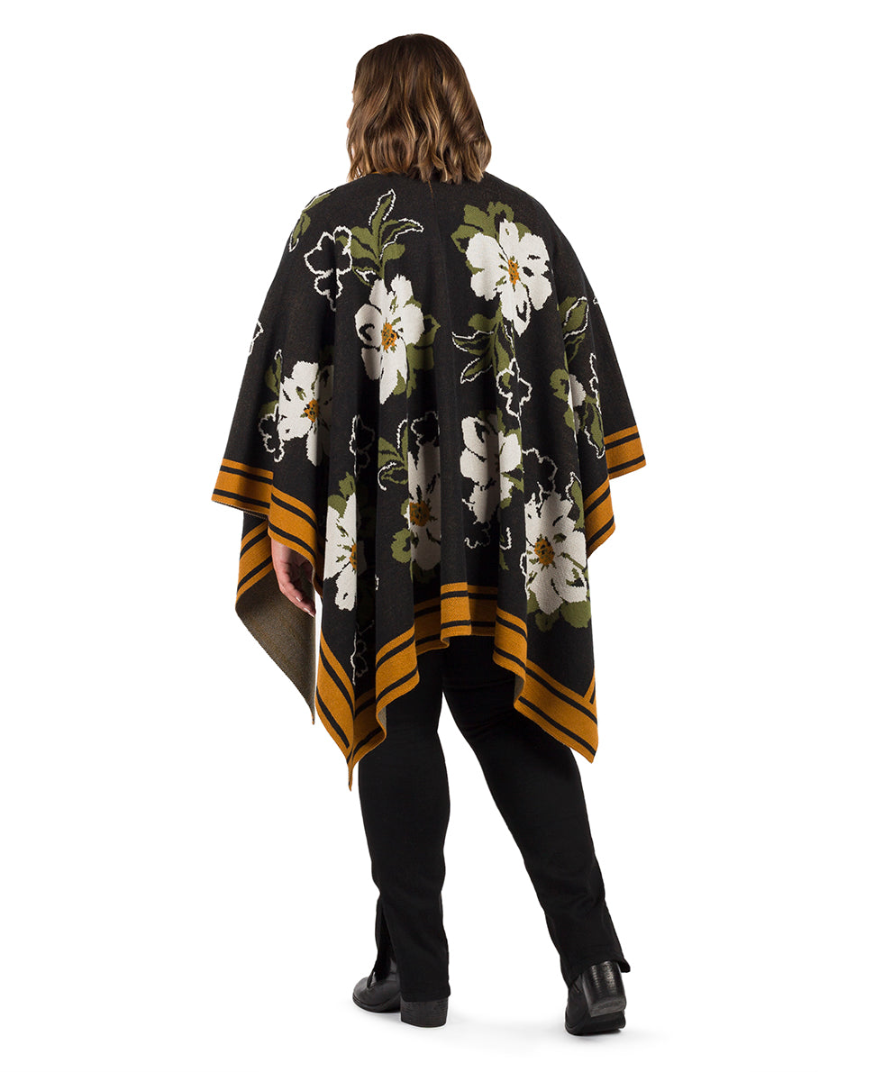 Patricia Nash Shawl - Marigold Harvest - Black