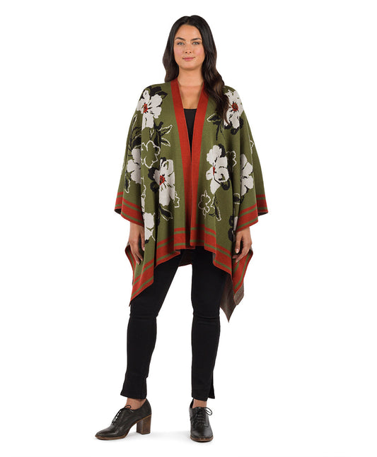 Patricia Nash Shawl - Marigold Harvest - Soft Olive
