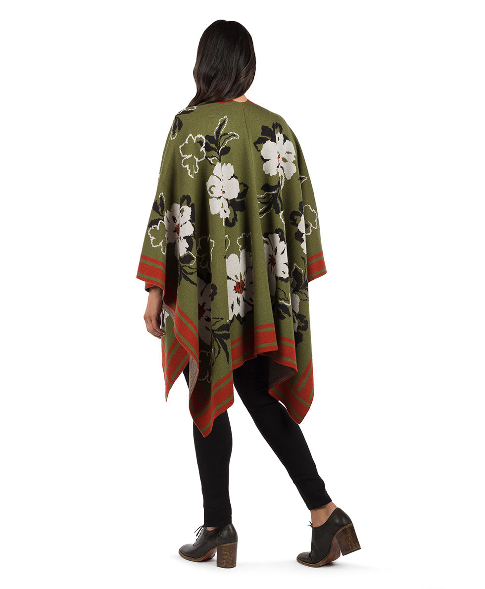 Patricia Nash Shawl - Marigold Harvest - Soft Olive