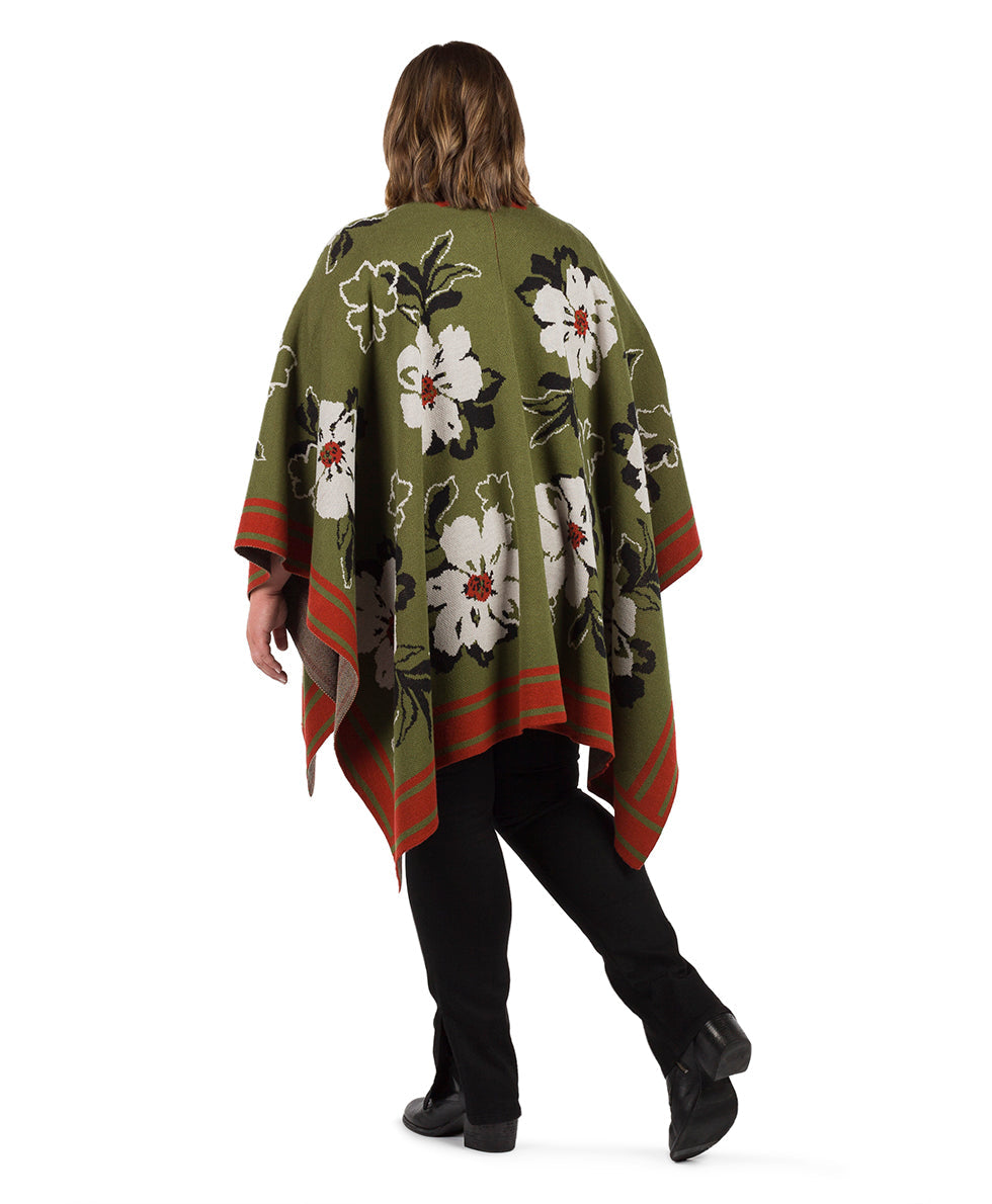 Patricia Nash Shawl - Marigold Harvest - Soft Olive