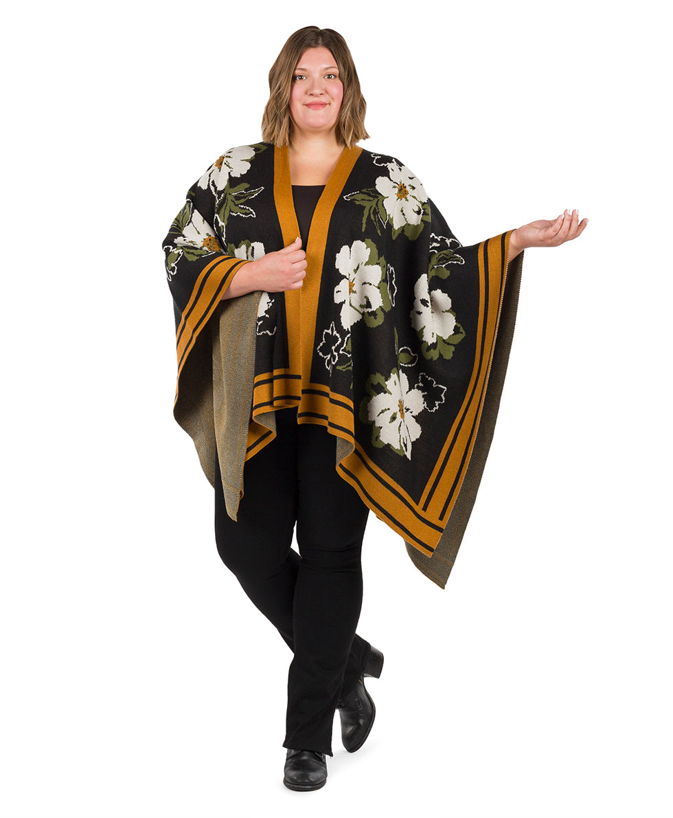 Patricia Nash Shawl - Marigold Harvest - Soft Olive