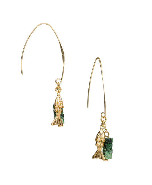 Patricia Nash Arc Hoop Earrings - Nautical Collection
