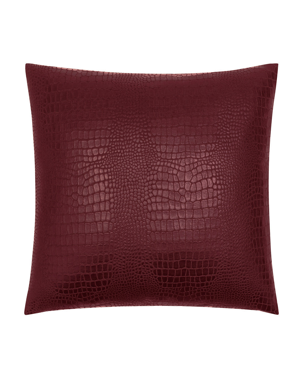 Patricia Nash Croc Embossed Euro Sham - Faux Croc Leather Collection