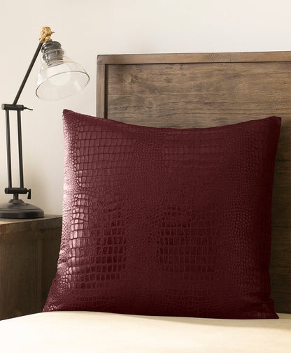 Patricia Nash Croc Embossed Euro Sham - Faux Croc Leather Collection