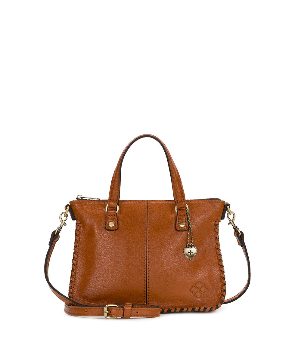 Patricia Nash Mini Briona W/ Leather Crossbody | Rugged Natural Grain |...