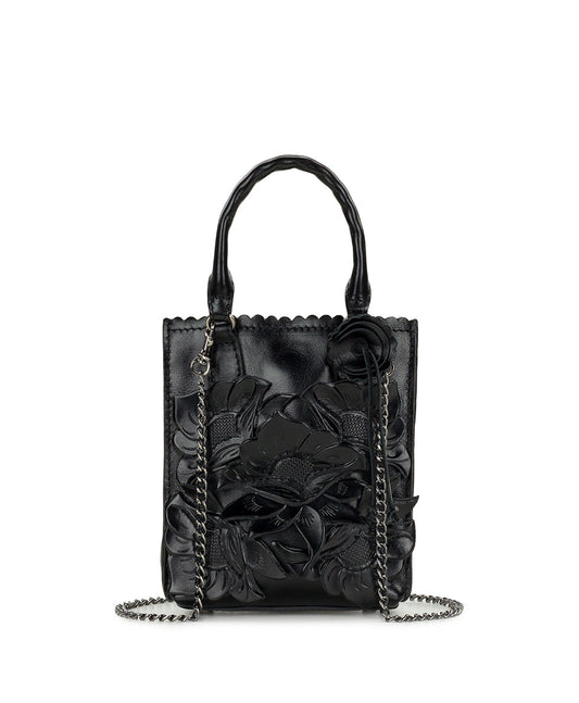 Patricia Nash Noella Tote Crossbody | Cavo Tooled Applique | Distresse...