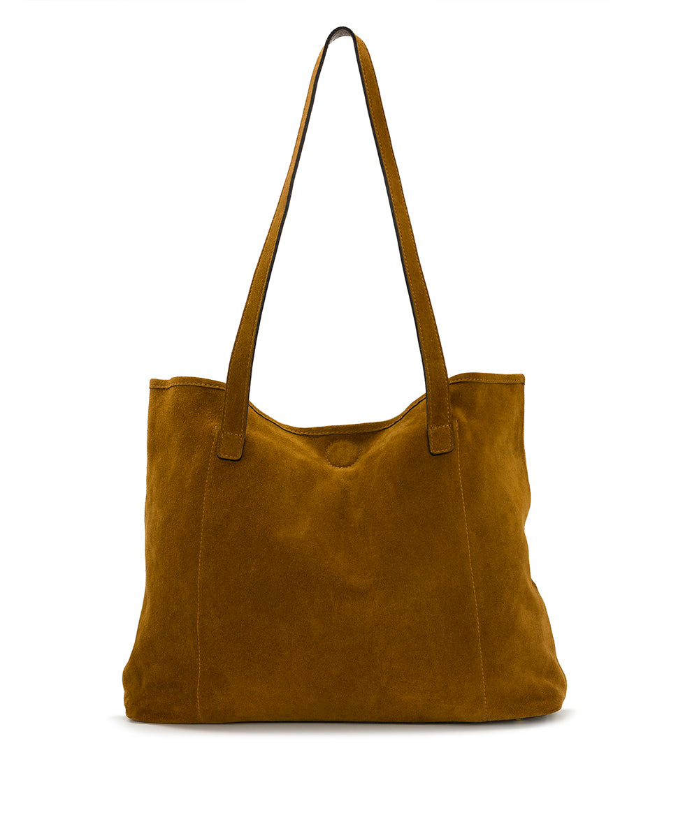 Patricia Nash Elise Tote | Suede Leather | Cognac | Patricia Nash