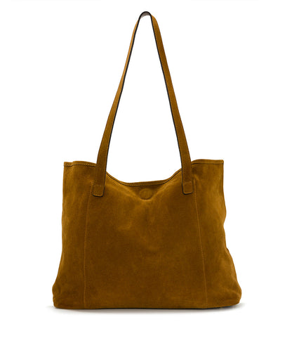 Patricia Nash Elise Tote | Suede Leather | Cognac | Patricia Nash