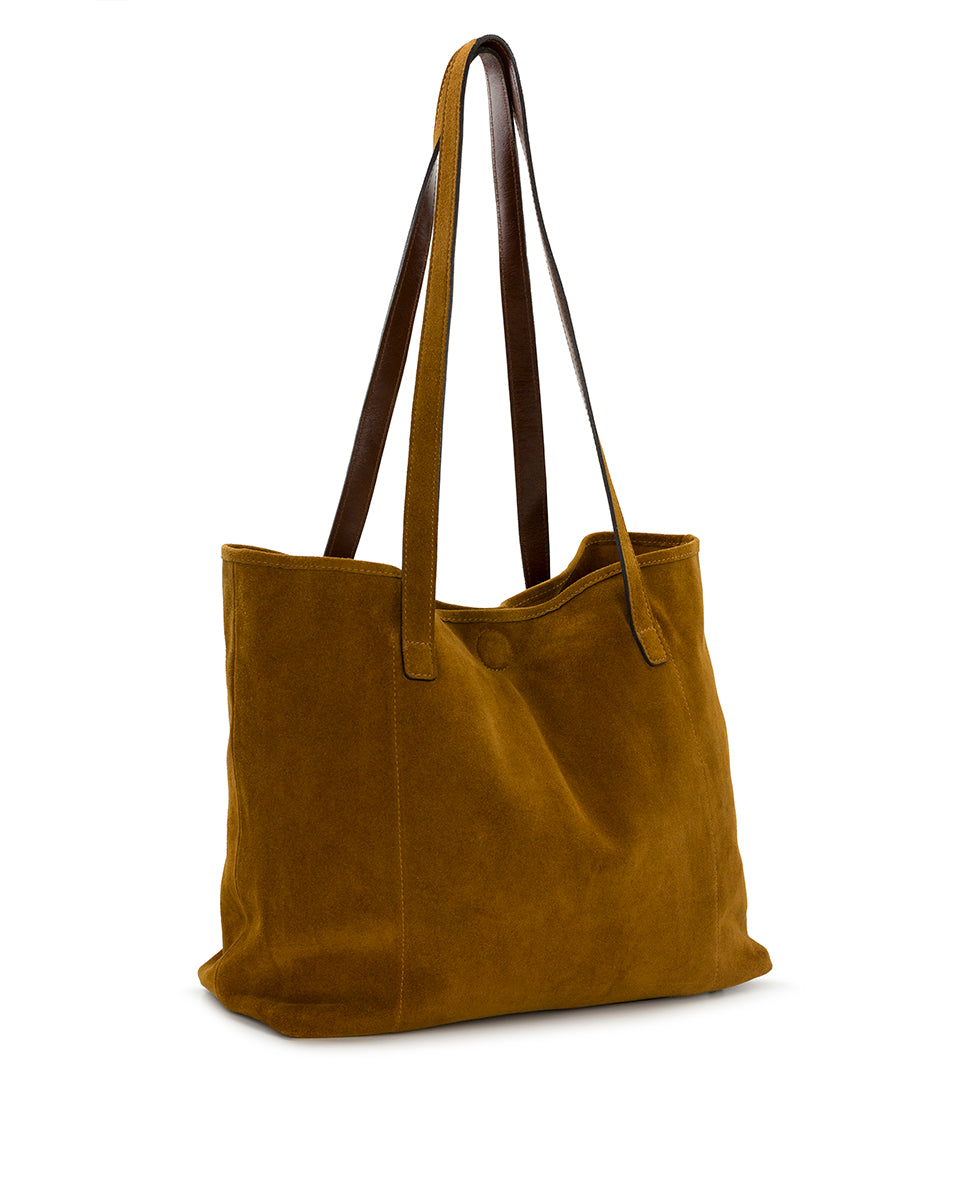 Patricia Nash Elise Tote | Suede Leather | Cognac | Patricia Nash