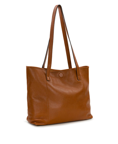 Patricia Nash Elise Tote | Brazilian Rugged Leather | Cognac