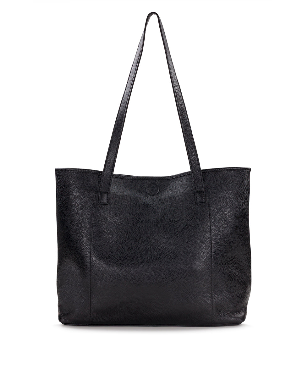 Patricia Nash Elise Tote | Brazilian Rugged Leather | Black