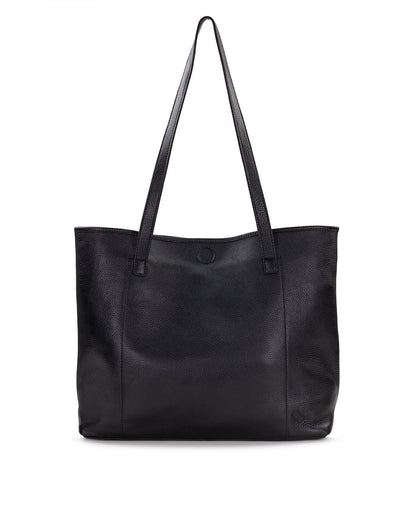 Patricia Nash Elise Tote | Brazilian Rugged Leather | Black
