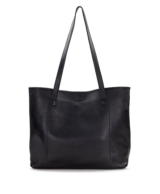 Patricia Nash Elise Tote | Brazilian Rugged Leather | Black