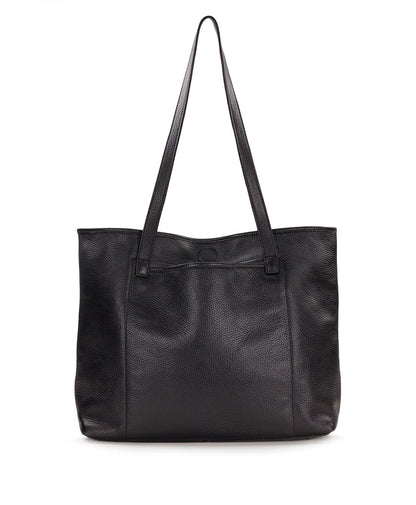 Patricia Nash Elise Tote | Brazilian Rugged Leather | Black