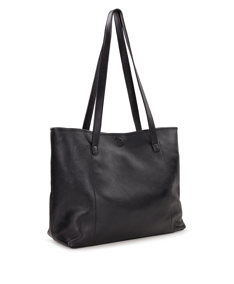 Patricia Nash Elise Tote | Brazilian Rugged Leather | Black