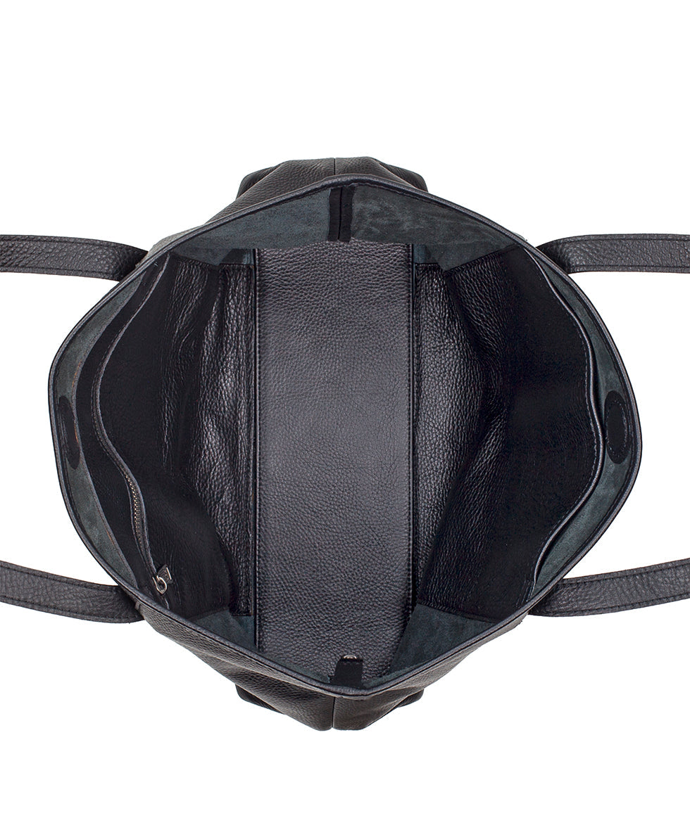 Patricia Nash Elise Tote | Brazilian Rugged Leather | Black