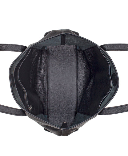 Patricia Nash Elise Tote | Brazilian Rugged Leather | Black