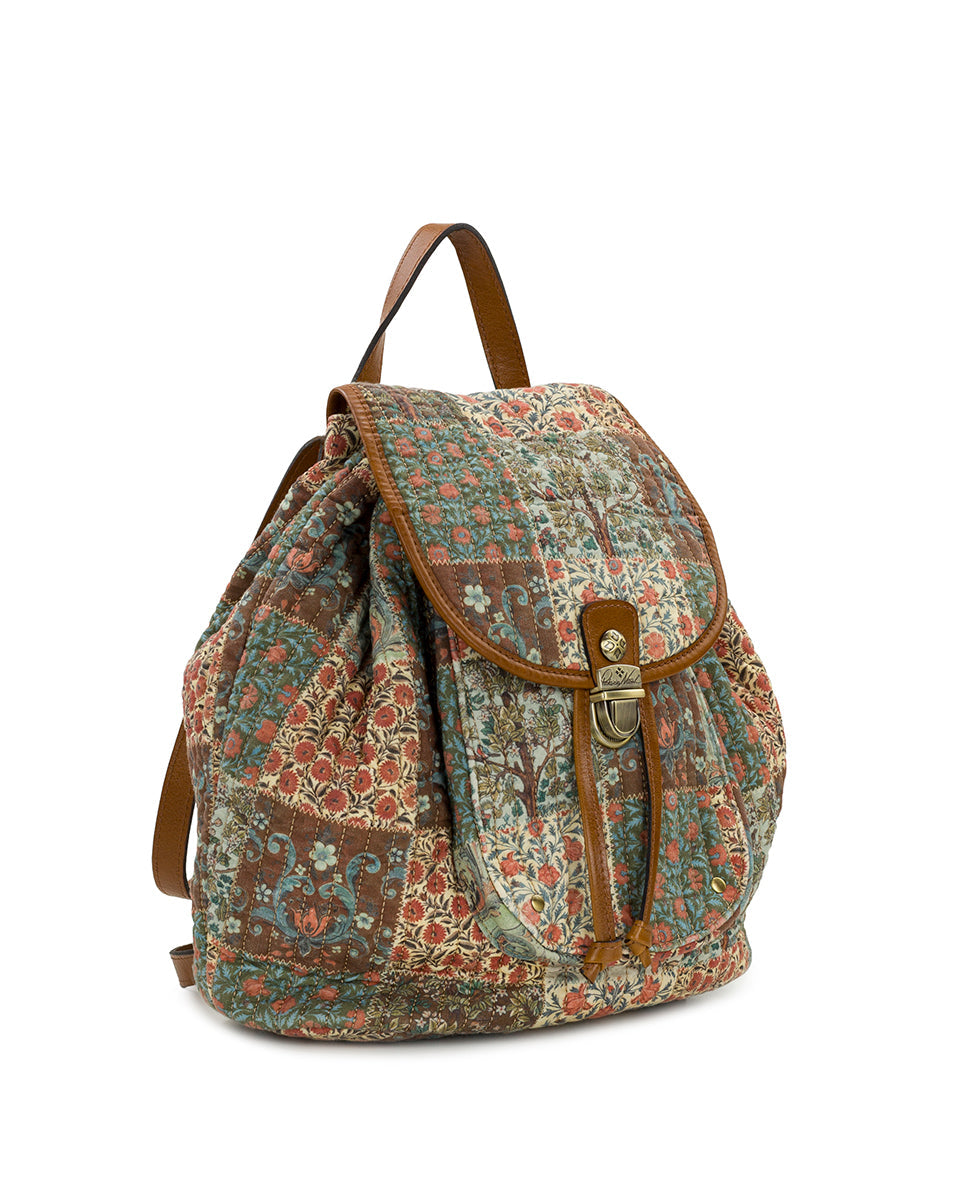 Patricia Nash Arezzo Backpack | Nordic Patchwork Cotton | Nordic Patchwork