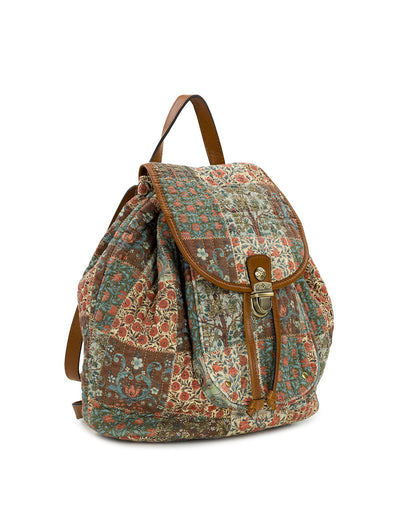 Patricia Nash Arezzo Backpack | Nordic Patchwork Cotton | Nordic Patchwork