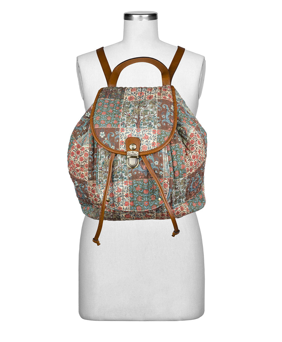 Patricia Nash Arezzo Backpack | Nordic Patchwork Cotton | Nordic Patchwork